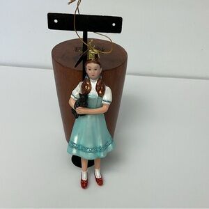 CODY FOSTER DOROTHY AND TOTO FROM THE WIZARD OF OZ CHRISTMAS ORNAMENT NEW